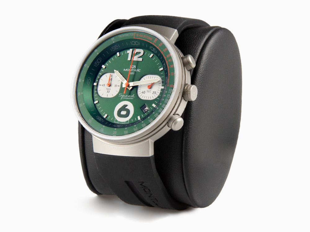 Reloj de Cuarzo Montjuic Speed Chronograph, Verde, 45 mm, MJ2.0404.S