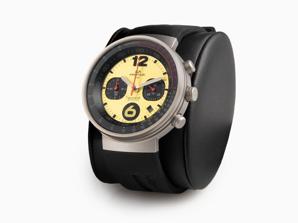 Reloj de Cuarzo Montjuic Speed Chronograph, Blanco, 45 mm, MJ2.0701.S