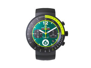 Reloj de Cuarzo Montjuic Bahréin Speed Chrono, Verde, 45 mm, MJ2.0906.B