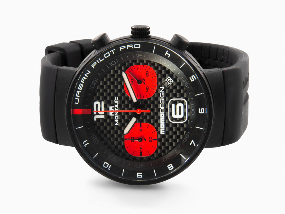 Reloj de Cuarzo Montjuic X Momo Design Urban Pilot Red, MJ2.1007MOMO.B