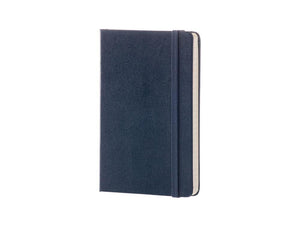 Libreta de notas Moleskine Tapa dura, Large (13 x 21 cm), Liso, Azul