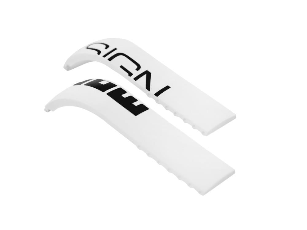 Correa Momo Design Accesorios, Correa de caucho, Blanco, MD187WH-BK