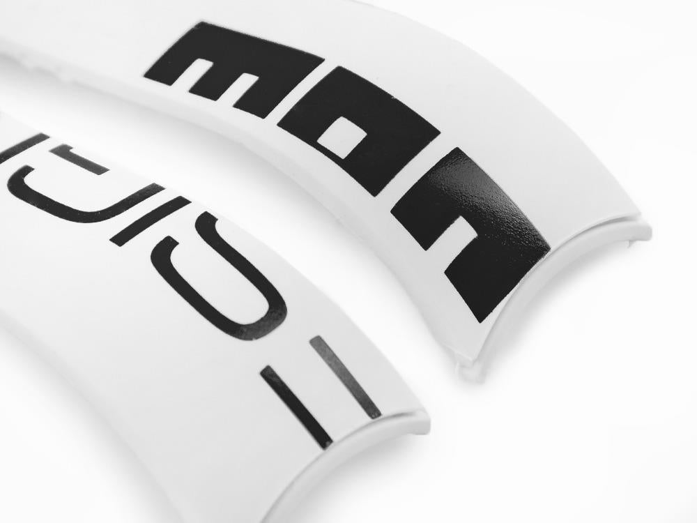 Correa Momo Design Accesorios, Correa de caucho, Blanco, MD187WH-BK