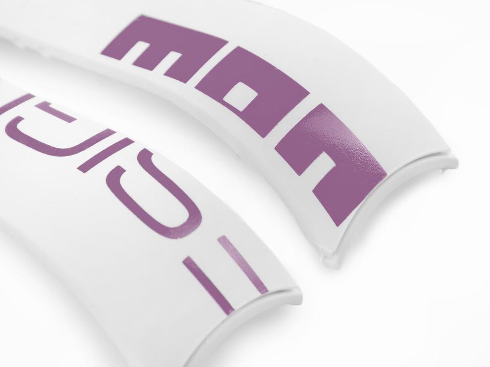 Correa Momo Design Accesorios, Correa de caucho, Blanco, MD187WH-VI