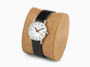 Reloj de Cuarzo Mondaine Classic, Blanco, 30 mm, Piel, A658.30323.16SBB