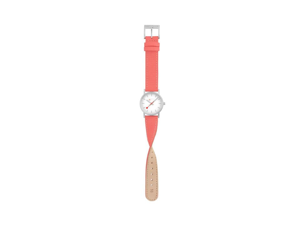 Reloj de Cuarzo Mondaine Classic, Blanco, 30 mm, Correa textil, A658.30323.17SBP