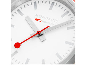 Reloj de Cuarzo Mondaine Classic, Blanco, 30 mm, Correa textil, A658.30323.17SBP
