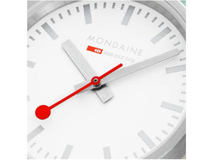 Reloj de Cuarzo Mondaine Classic, Blanco, 30 mm, Correa textil, A658.30323.17SBQ
