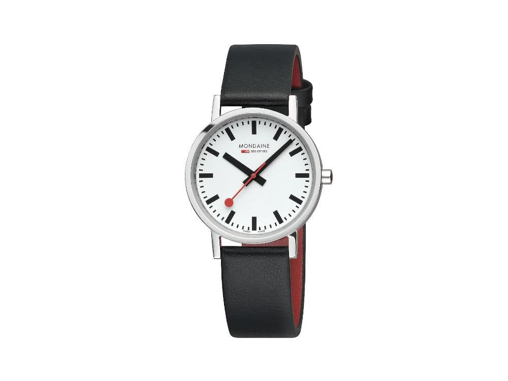 Reloj de Cuarzo Mondaine Classic, Blanco, 36 mm, Piel, A660.30314.11SBBV