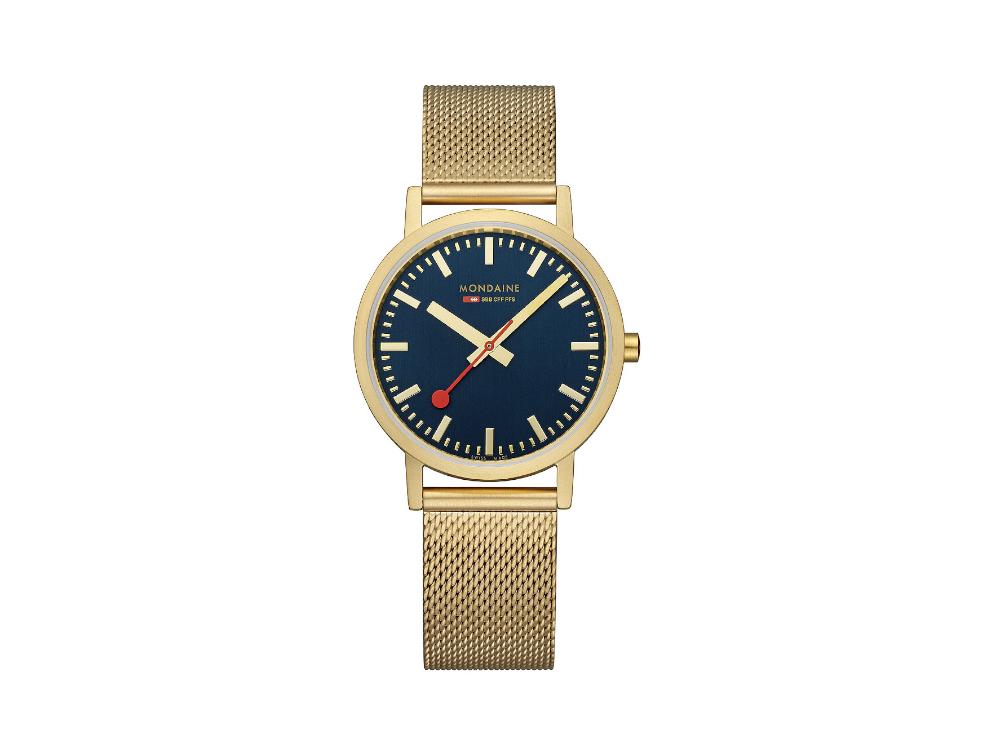 Reloj de Cuarzo Mondaine Classic, Azul, 36 mm, A660.30314.40SBM