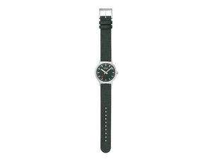 Reloj de Cuarzo Mondaine Classic, Verde, 36 mm, Correa textil, A660.30314.60SBD
