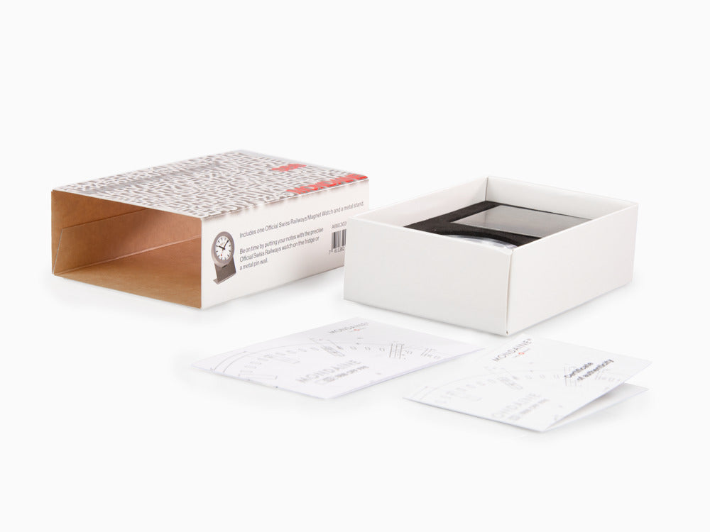 Reloj de Cuarzo Mondaine Clocks, Blanco, 50mm, A660.30318.81SBB