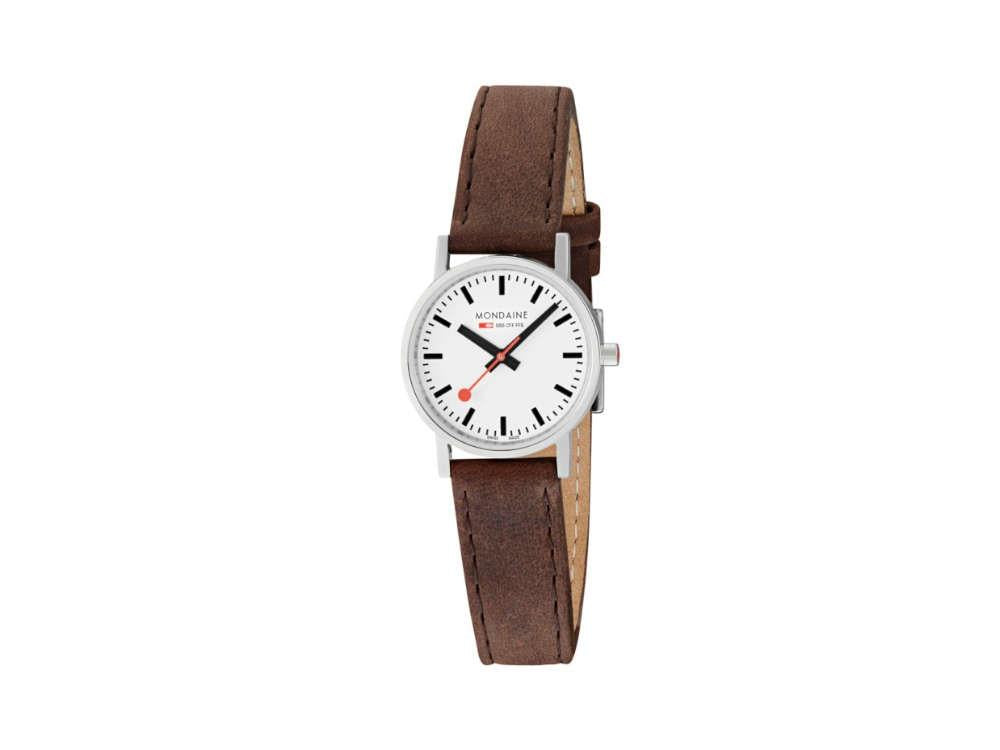 Reloj de Cuarzo Mondaine Classic SBB, Blanco, 40 mm, Piel, A660.30360.11SBG