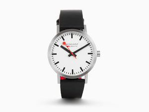Reloj de Cuarzo Mondaine Classic, Blanco, 40 mm, Piel, A660.30360.16SBB