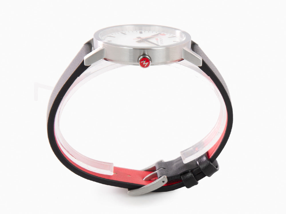 Reloj de Cuarzo Mondaine Classic, Blanco, 40 mm, Piel, A660.30360.16SBB