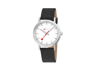 Reloj de Cuarzo Mondaine Classic, Blanco, 40 mm, Correa textil, A660.30360.17SBB