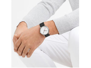 Reloj de Cuarzo Mondaine Classic, Blanco, 40 mm, Correa textil, A660.30360.17SBB