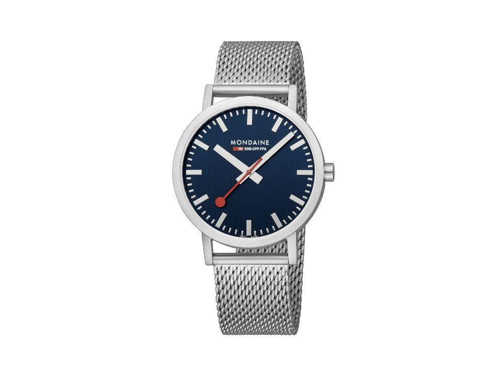 Reloj de Cuarzo Mondaine SBB Classic, Azul, 40 mm, A660.30360.40SBJ