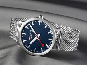 Reloj de Cuarzo Mondaine SBB Classic, Azul, 40 mm, A660.30360.40SBJ