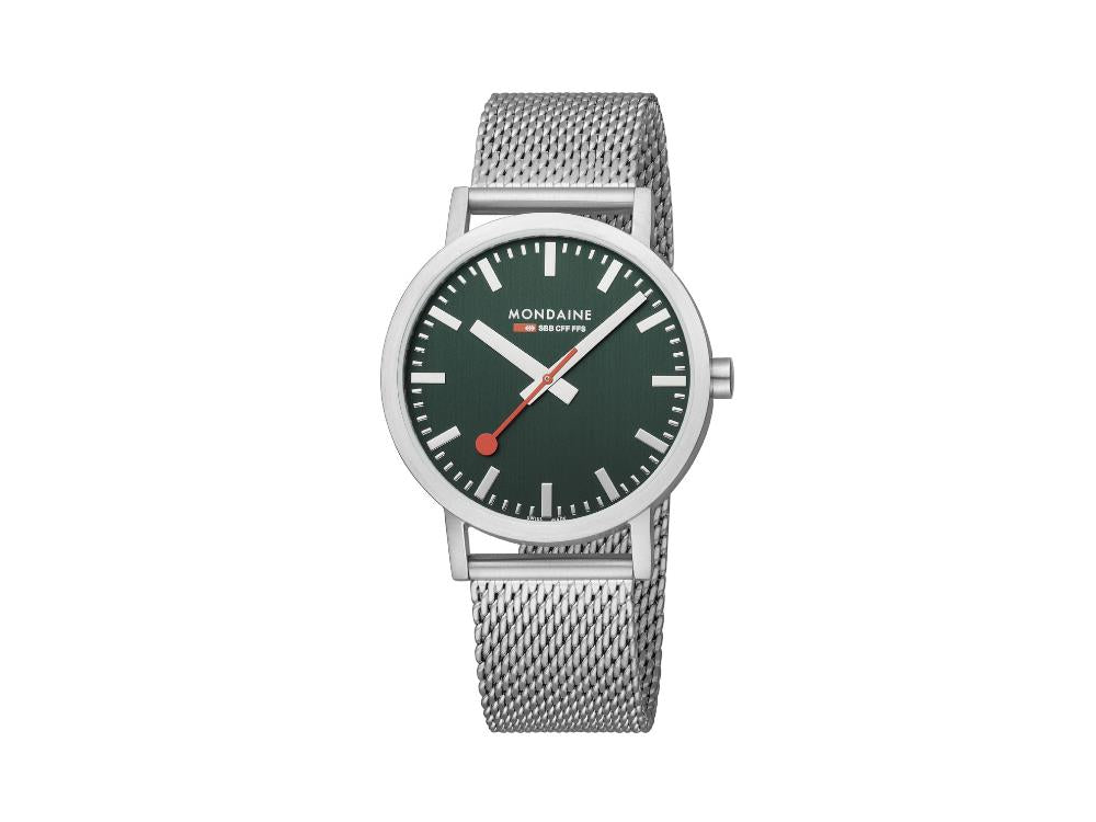 Reloj de Cuarzo Mondaine SBB Classic, Verde, 40 mm, A660.30360.60SBJ