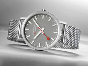 Reloj de Cuarzo Mondaine SBB Classic, Gris, 40 mm, A660.30360.80SBJ