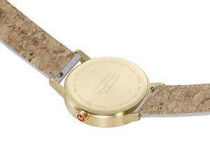 Reloj de Cuarzo Mondaine Classic, Gris, 40 mm, Correa textil, A660.30360.80SBU