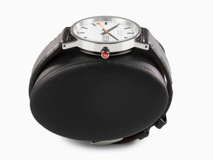 Reloj de cuarzo Mondaine Classic, Acero inoxidable pulido, Cristal mineral, 36mm