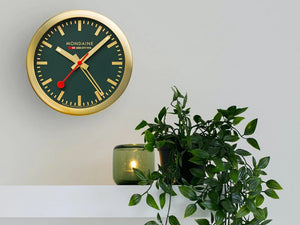 Reloj de Cuarzo Mondaine Clocks, Aluminio, Verde, 12.5 cm, A997.MCAL.66SBG