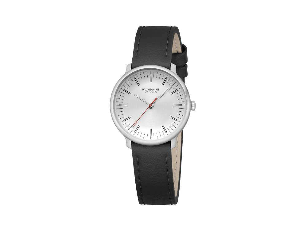 Reloj de Cuarzo Mondaine Doppio, Blanco, 33 mm, MLE.33110.LBV