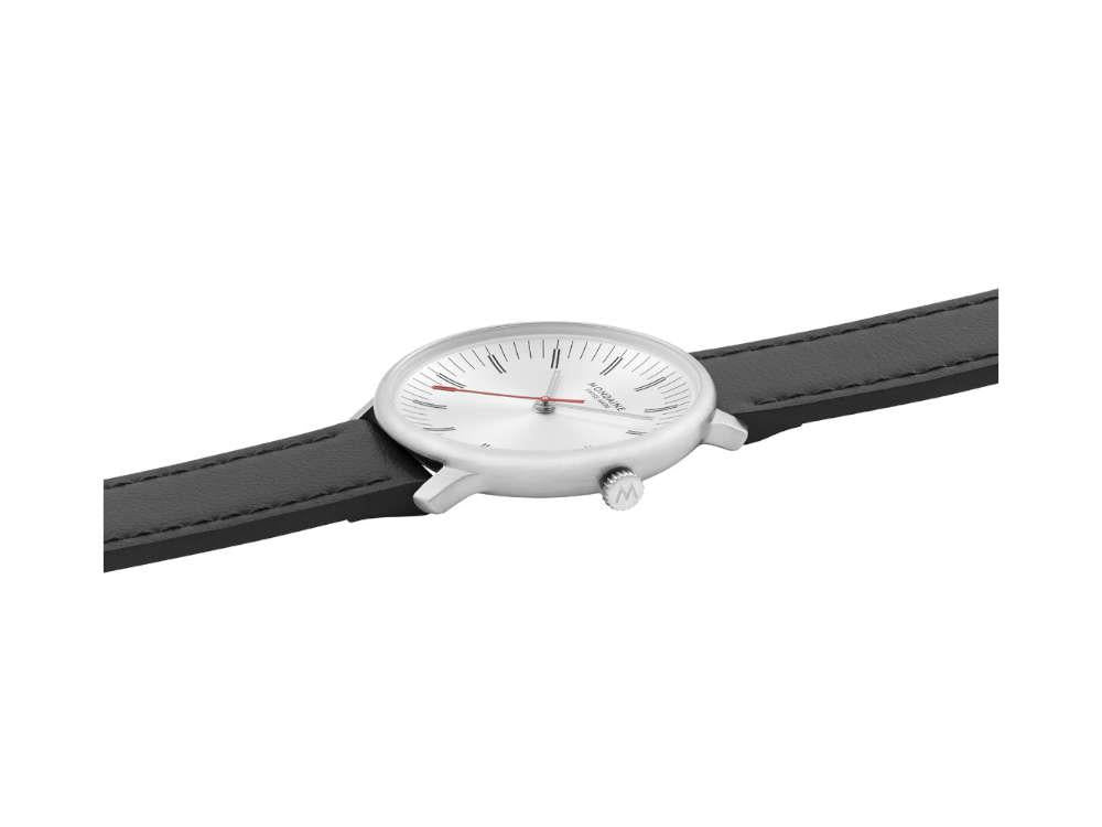 Reloj de Cuarzo Mondaine Doppio, Blanco, 33 mm, MLE.33110.LBV
