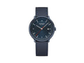 Reloj de Cuarzo Mondaine Doppio IP, Azul, 41 mm, MLE.41240.LDV