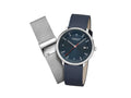 Reloj de Cuarzo Mondaine Doppio, Azul, 41 mm, MLE.41240.LQV.SET