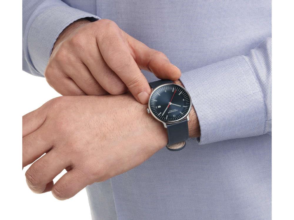 Reloj de Cuarzo Mondaine Doppio, Azul, 41 mm, MLE.41240.LQV.SET