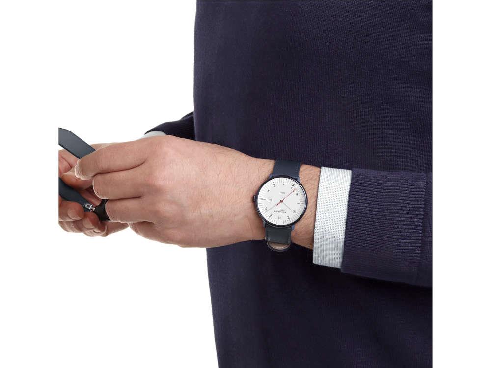 Reloj de Cuarzo Solar Mondaine Doppio IP, Blanco, 41 mm, MLE.41910.LQV