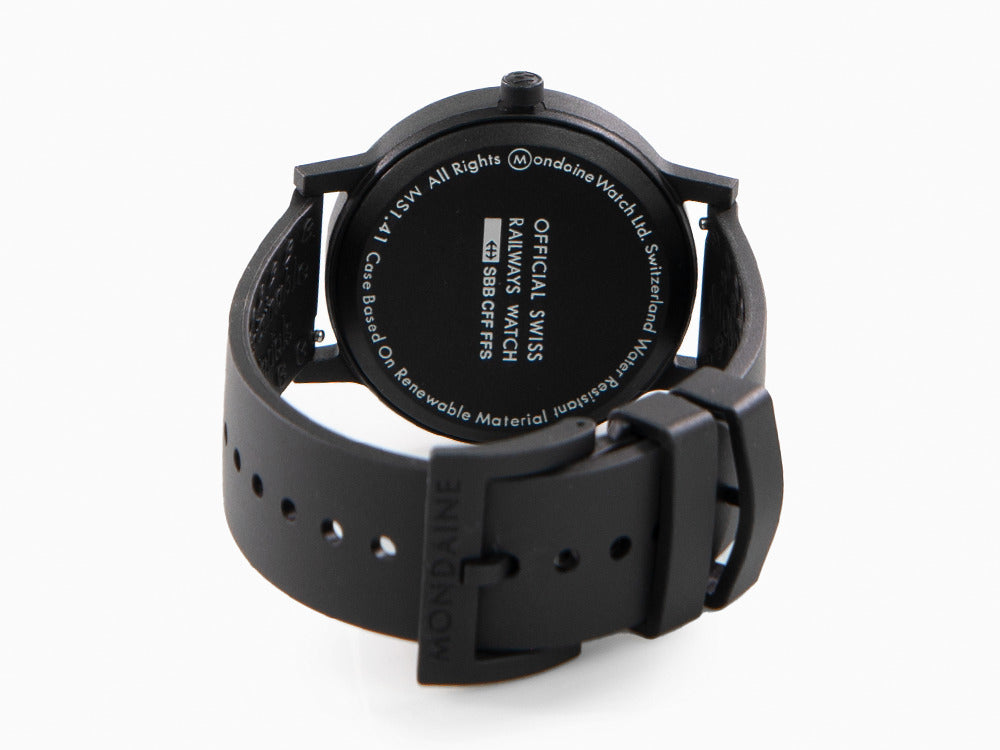 Reloj de Cuarzo Mondaine Essence, Ecológico - Reciclado, 41mm, MS1.41110.RB