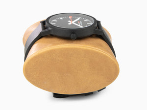 Reloj de Cuarzo Mondaine Essence, Ecológico/Reciclado, Negro, 41mm, MS1.41120.RB