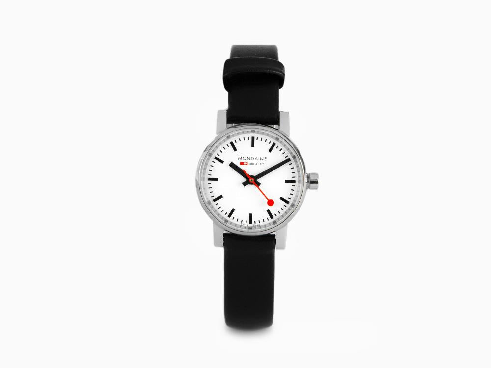 Reloj de Cuarzo Mondaine SBB Evo2 Petite, Blanco, 26mm, MSE.26110.LB