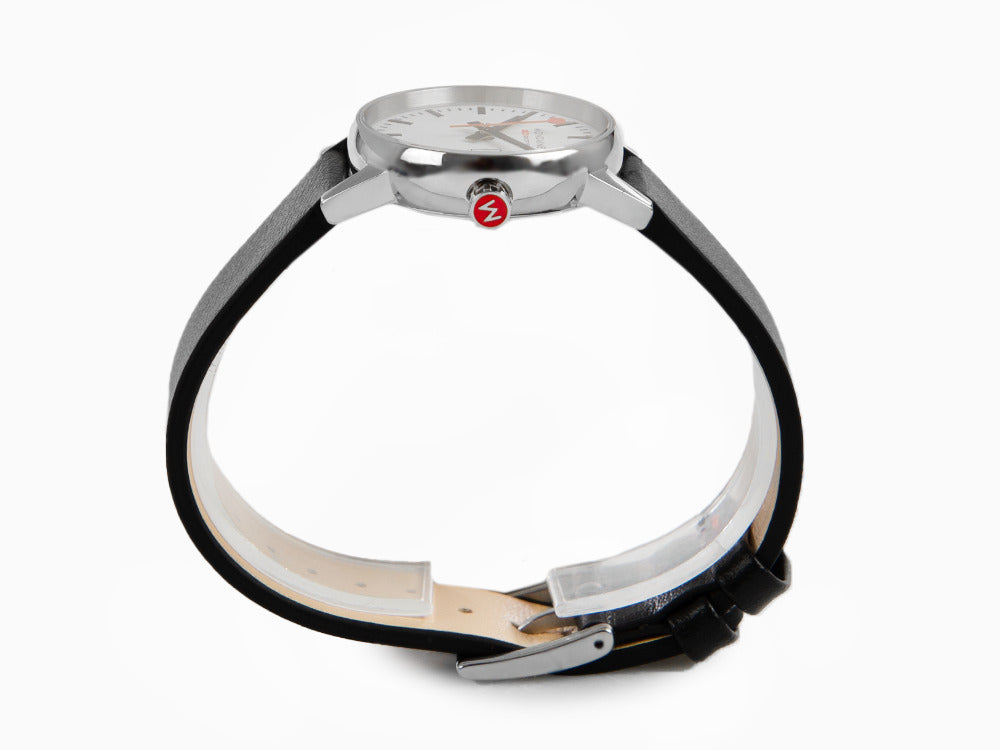 Reloj de Cuarzo Mondaine SBB Evo2, Blanco, 30mm, Día, MSE.30210.LB