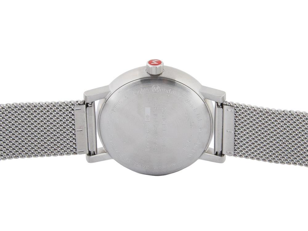 Reloj de Cuarzo Mondaine SBB Evo2, Blanco, Malla Milanesa, MSE.35110.SM