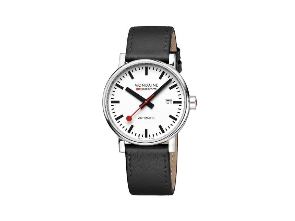 Reloj Automático Mondaine SBB Evo2, Blanco, 40 mm, MSE.40610.LB