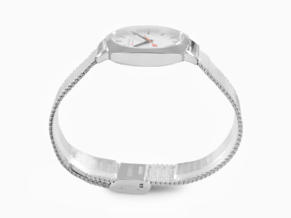 Reloj de Cuarzo Mondaine Cushion, Blanco, 31 mm, MSL.31110.SM