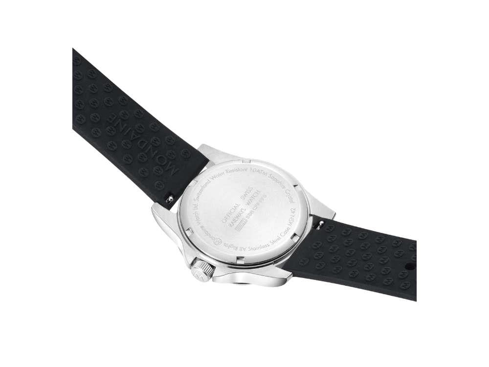 Reloj de Cuarzo Mondaine Numeri, Blanco, 42 mm, MSN.4211B.RB