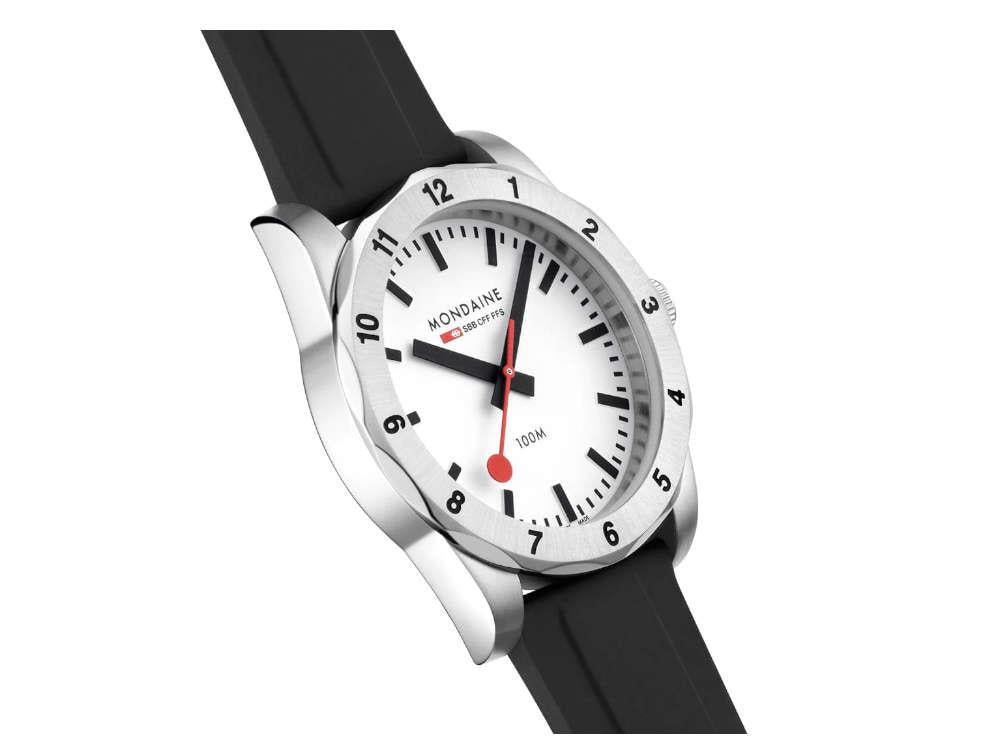 Reloj de Cuarzo Mondaine Numeri, Blanco, 42 mm, MSN.4211B.RB