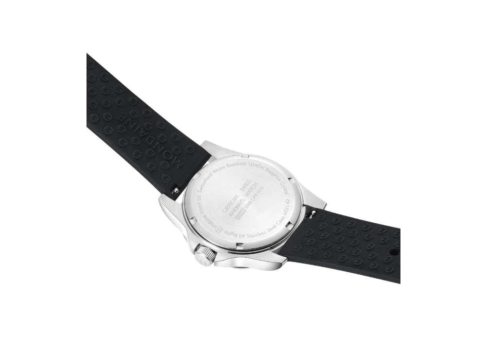 Reloj de Cuarzo Mondaine Numeri, Negro, 42 mm, MSN.42120.RB