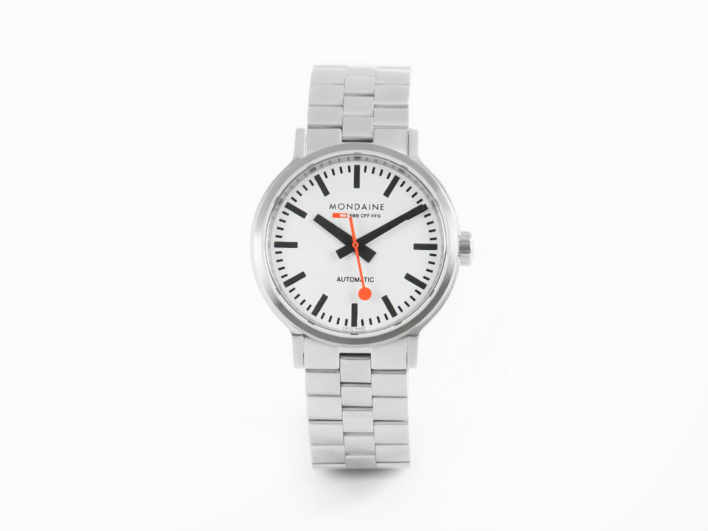 Reloj Automático Mondaine Classic Original, Blanco, 41 mm, MST.4161B.SJ