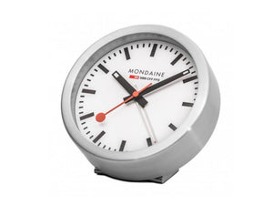 Reloj de Mesa de Cuarzo Mondaine Clocks, Blanco, 12,5cm, A997.MCAL.16SBB