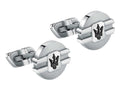 Gemelos Maserati Gioielli, Acero, Plata, Pulido, JM223ATK21