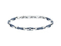 Pulsera Maserati Gioielli Ceramic, Acero inoxidable, Azul, JM226ATZ76