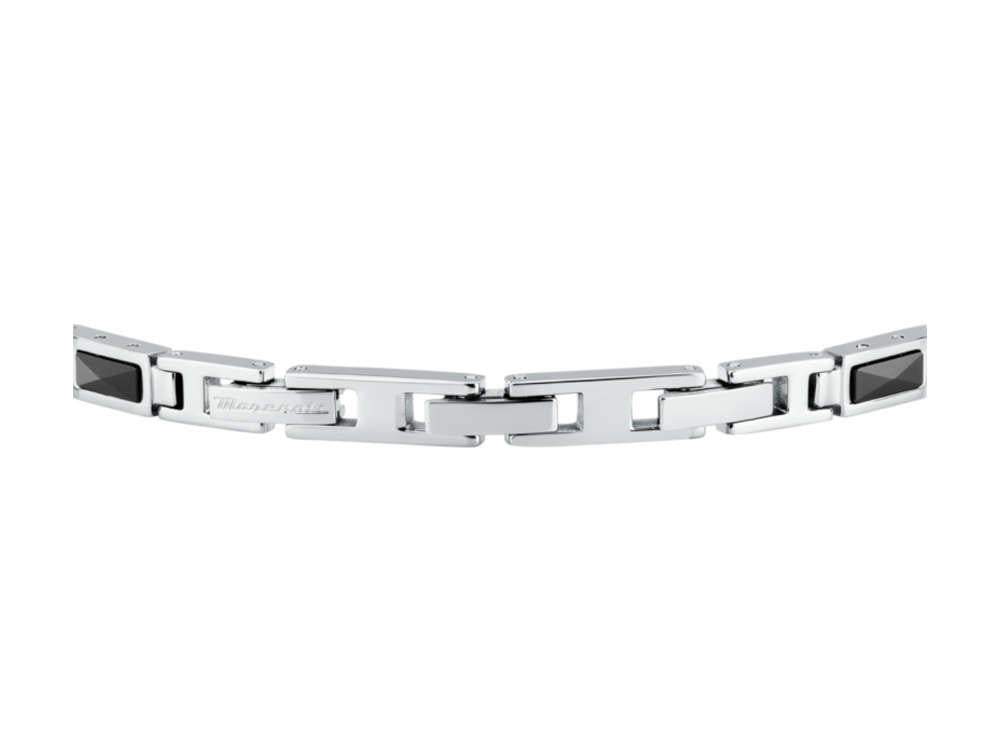 Pulsera Maserati Gioielli Ceramic, Acero, Negro, JM226ATZ79