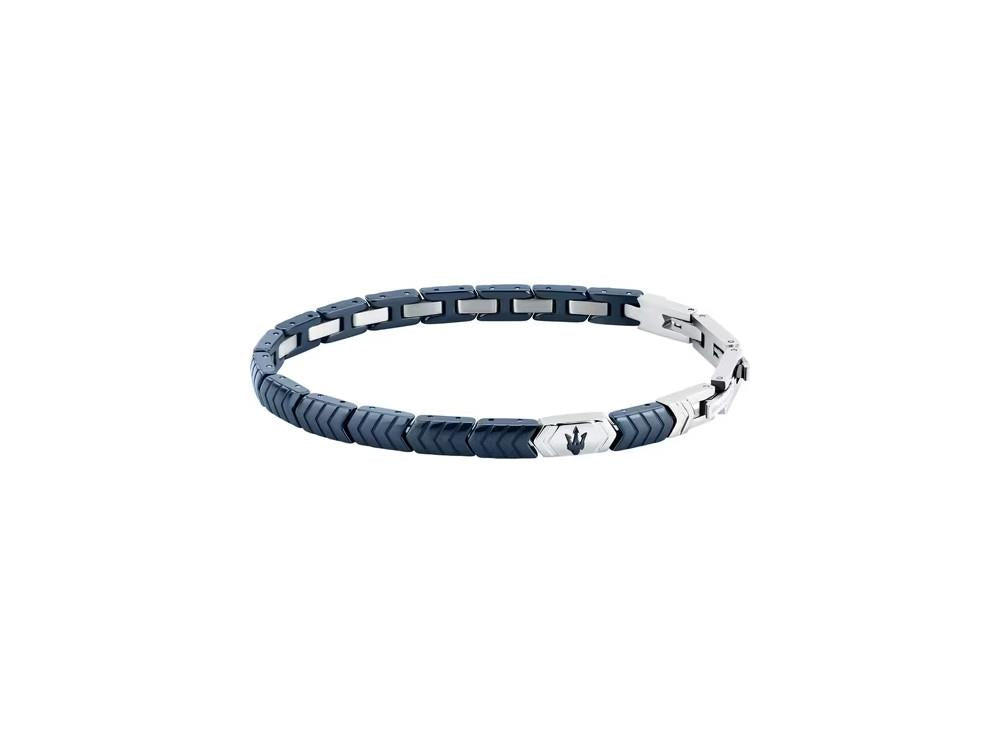 Pulsera Maserati Gioielli Ceramic, Acero, Azul, JM226ATZ87
